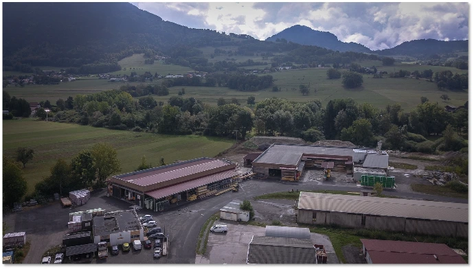Site artisanal Arbosphere vu du ciel