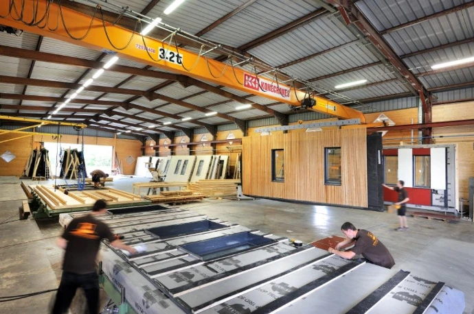 Atelier de préfabrication