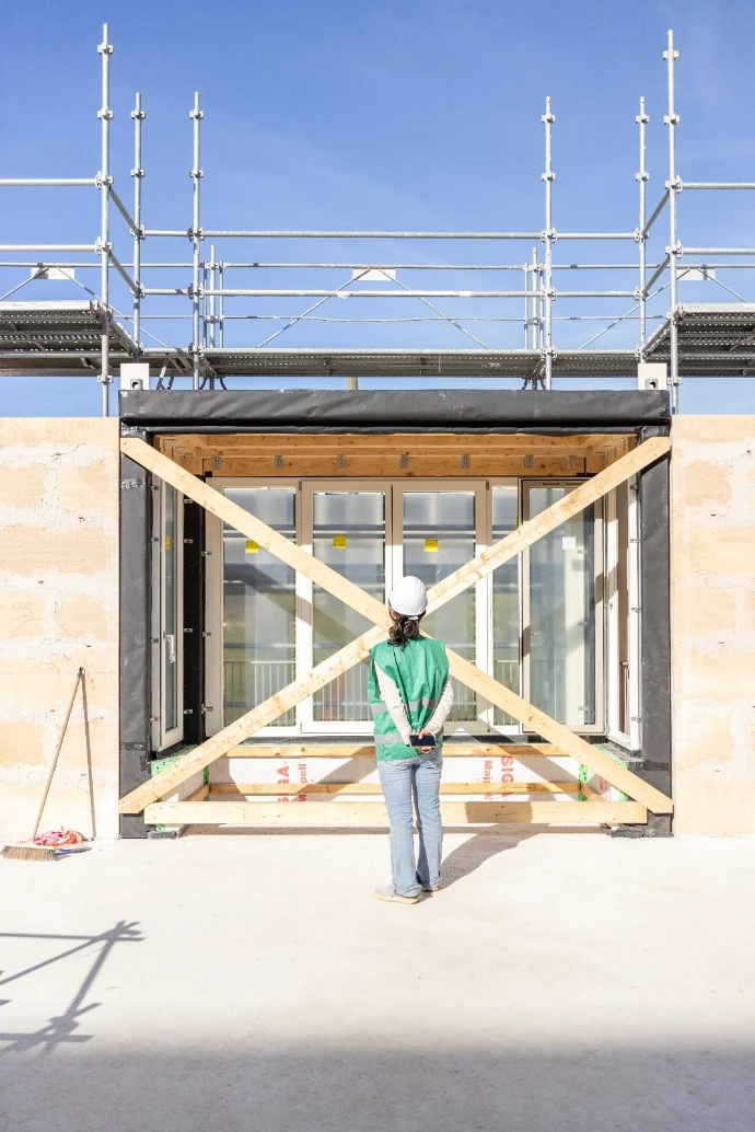 Bow window chantier Bouygues